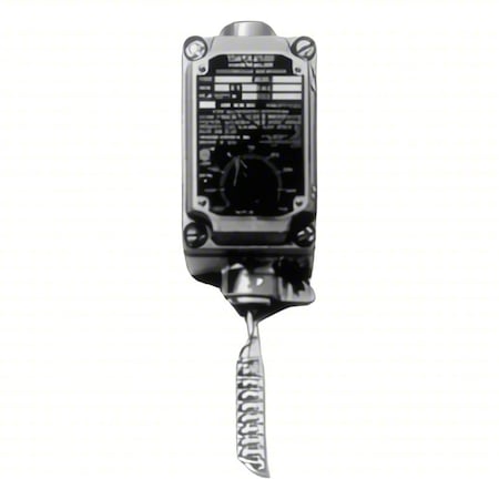 Johnson Controls A19BUC-2C - Coiled Bulb Temperature Control, Heat or Cool, 20 to 80 F, 120 to 277 V AC