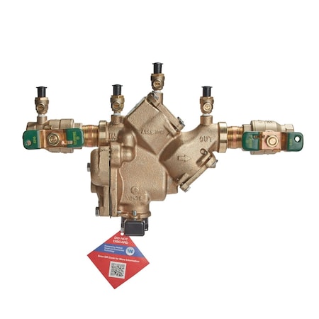 Watts 1 LF909-QT-FS - Reduced Pressure Zone Backflow Preventer