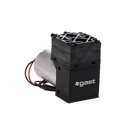Gast 10D1126-401-7049B - Compressor/Vacuum Pump,Wire Leads,12 V DC