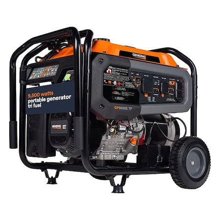 Generac 8061 - Portable Generator, Gasoline/Natural Gas/Propane, Electric Start, 120/240 V AC