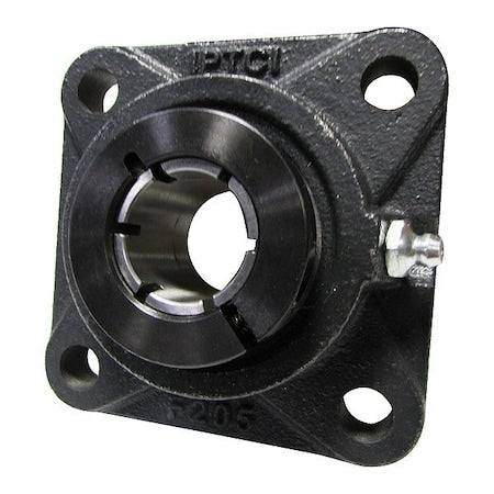 Iptci CLF207-22 - 4 Holes, Flange Bracket Housing, Flange Mount Bearing, Radial Ball, 1-3/8 in Dia, Cast Iron, Concentric Collar
