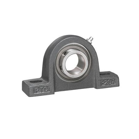Iptci SBP204-20MMG - Pillow Block Ball Bearing Mounted Unit, Cast Iron Housing Material, 20 mm Dia