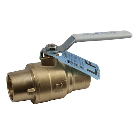 Apollo Valves 77FLF20801 - Manual 2-Way Ball Valve,Sweat,Brass
