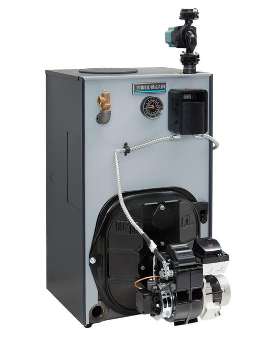 Weil-Mclain 386701015 WGO-5 147K BTU Hot Water Oil Boiler with Taco 007 Circulator