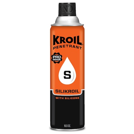 Kroil SK162C - Penetrant, 16.5 oz, Aerosol Spray Can, Petroleum Distillates Base, 120 Degrees F Max Op Temp, H2-No Food Contact, Red