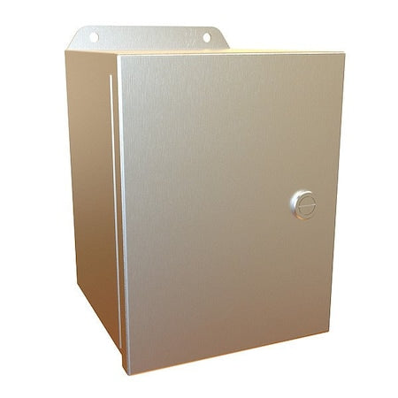 Hammond EJ866SS - Latches Electrical Enclosure, 8 in H, 6 in D, 6 in W, 12, 13, 3 R, 4, 4 X, Stainless Steel