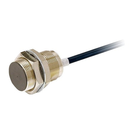 Omron E2E-X10C1L30-M1 - Cylindrical, Inductive Proximity Sensor, 30 mm Dia., Brass, M12, 3 Wires, Shielded