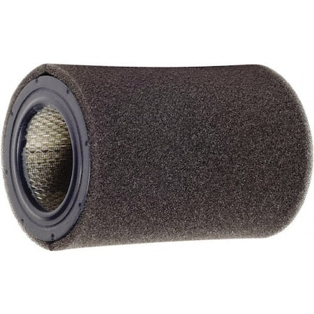 Gast AJ126G - Inlet Vacuum Filter, Heavy Duty, 2 1/2 in MPT Male Inlet, 10 Micron, Screw On