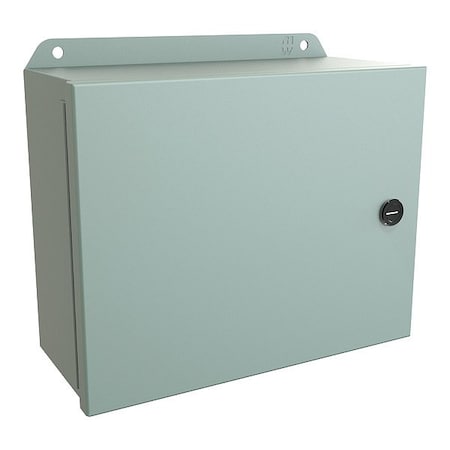 Hammond EJ8104 - Latches Electrical Enclosure, 8 in H, 4 in D, 10 in W, 12, 13, 3 R, 4, Steel
