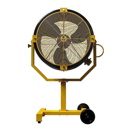 Big Ass Fans F-YJ1-0310L9S34 - Standard-Duty Industrial Fan, Pedestal Mount, 30 in Blade Dia, 110 to 120 V AC, 6,919 cfm
