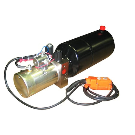 Maxim 253108 - Hydraulic Power Unit 12 V DC, Double Acting, 1.3 GPM, SAE 6 Ports, 2500 PSI, 8 Qt. Steel