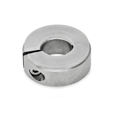 J.W. Winco 7062.3-60-B35-NI - One-Piece Shaft Collars