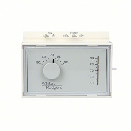 White-Rodgers 1F56N-444 - Standard Mechanical Thermostats, 1 H, 1 C, Hardwired, 24 VAC