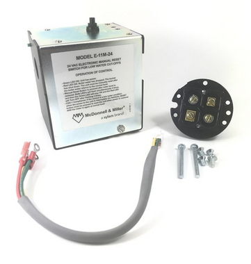 McDonnell & Miller 354001 E-11M-24V Manual Reset Switch 24V unit