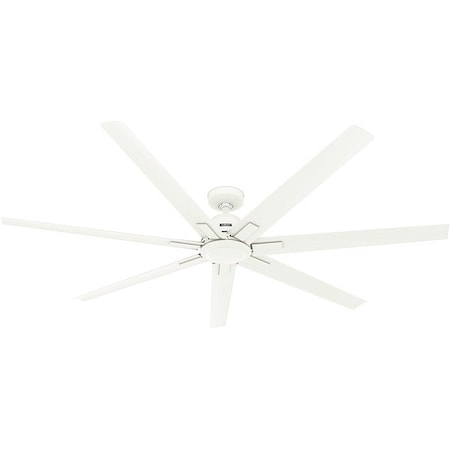Hunter 53439 - Ceiling Fan, White, 6 ft Dia, 7 Blade