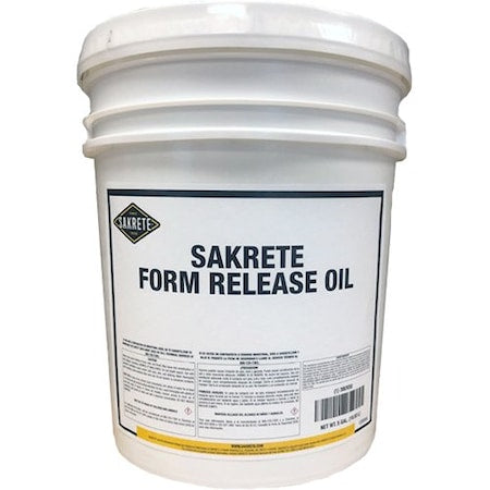 Sakrete 120044 - Form Release Oil,Pail,White,5 gal