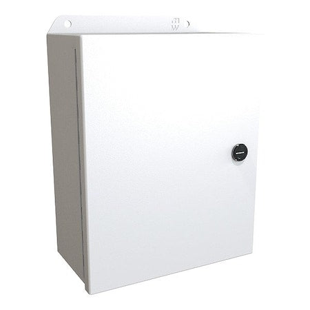 Hammond EJ1084LG - Latches Electrical Enclosure, 10 in H, 4 in D, 8 in W, 12, 13, 3 R, 4, Steel