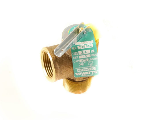 Weil McLain 383-600-106 3/4 Inch Steam Relief Valve 15 PSI 375PPH