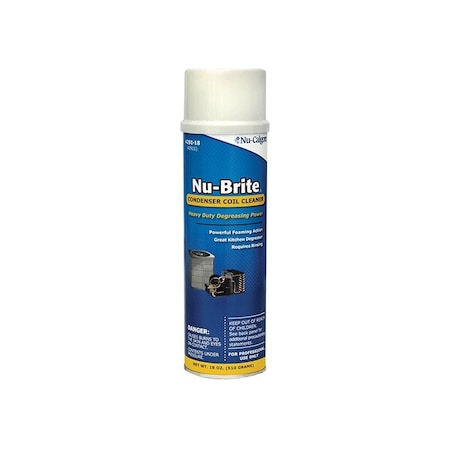 Nu-Calgon 4291-18 - Coil Cleaner, 18 oz, Aerosol Can, Blue