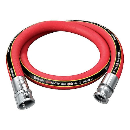 Continental DNK100-25CE - 1" X 25' RED DRINKLINE EPDM SS C+E