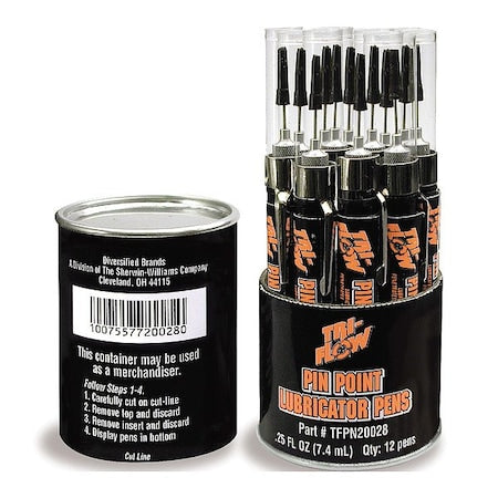 Tri-Flow TFPN20028 - Lubricant, 0.25 oz, Pen, Petroleum Base, H2, Brown