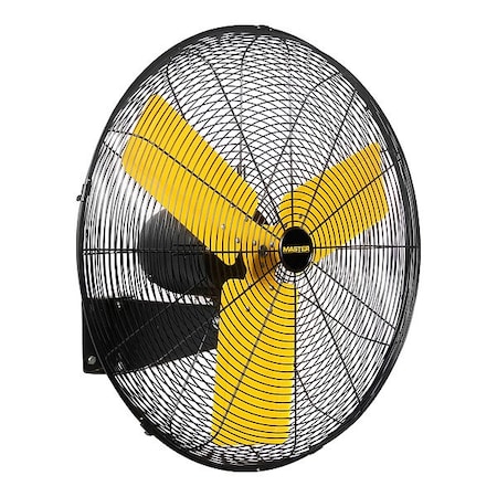 Master MAC-30WOSC - Mounted Fan,Yellow,30in Dia,Steel,3 Blade