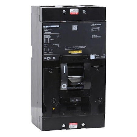 Square D LAP36400MB - Molded Case Circuit Breaker, LEGACY MCCB Series, 400 A, 3 Pole, 600 V AC, 42k A at 240 VAC