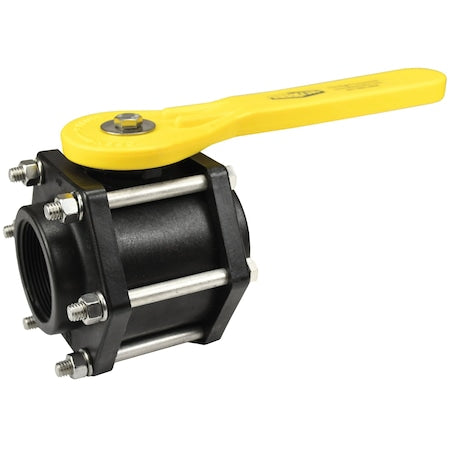 Dixon PVFP200 - Polypropylene 6 Bolt Ball Valve,2"