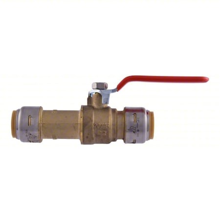 Sharkbite UR24736G - Manual 2-Way Ball Valve,Push,Brass