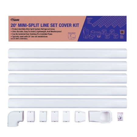 Perfect Aire 2PROLSKIT-20 - Line Cover Kit,White,20 ft
