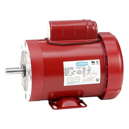 Leeson 116488.00 - Farm Duty Motor, Capacitor-Start, 1 HP, 115/230 V AC, 1,725 Nameplate RPM, 56 C Frame