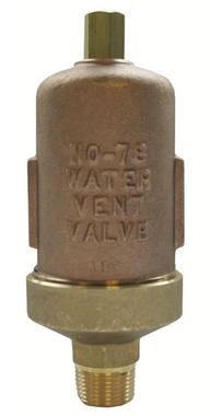 Hoffman 401485 Model 78 automatic water main vent valve for hydronic heating systems