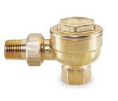 Hoffman 401542 17C-AS-2-25 thermostatic angle steam trap with short nipple connection