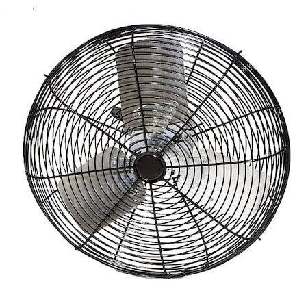 Hessaire 24R6B2 - Standard Duty Industrial Fan, Fan Head Only Mount, 24 in Blade Dia, 115 V, 6,450 cfm