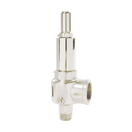 Apollo Valves 541DCBKMAA0100 - POP Safety Valve,1/2 x 1 In,100psi,SS