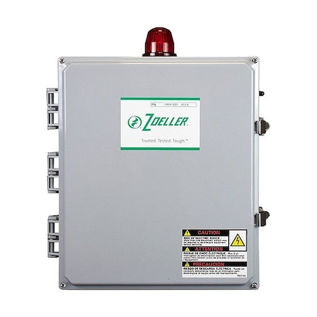 Zoeller 124D4-0001 - Pump Control Panel,4to6.3 A,Three
