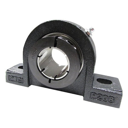 Iptci CLP212-39 - Pillow Block Ball Bearing Mounted Unit, Cast Iron Housing Material, Ball, 2-7/16 in Dia