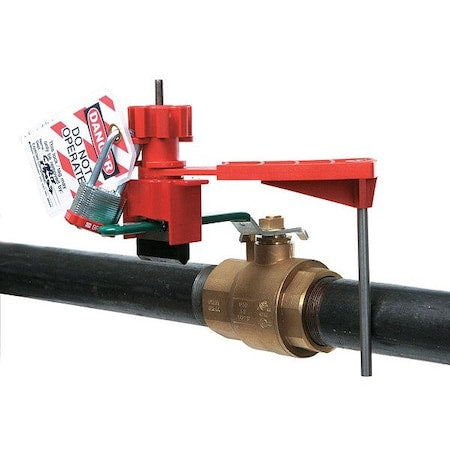 Brady 51394 - Ball Valve Lockout,Fits Handle Size 1