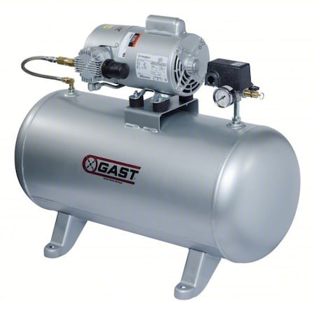 Gast 4LCB-46T-M450GX - Piston Air Compressor,Size 1/4",1725 RPM