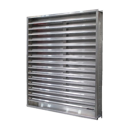 S&P Air Control DCFL-D-4 6042 - Intake Louver,41 1/2" H,Drainable Blade