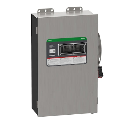 Schneider Electric VHU364SSGL - Safety Switch, Nonfusible, 3 PST, Three Phase, NEMA 4 X, Indoor/Outdoor, 316 Stainless Steel