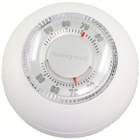 Honeywell Home T87N1000 - Manual Thermostat, 1 H, 1 C, Battery Assisted Power Stealing, 20/30 VAC