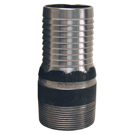 Dixon ST1 - 1/2" NPT Steel Combination Nipple Threaded, Basic Pipe Fitting Material: Metal