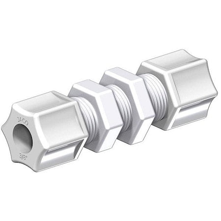 Jaco 20-6-N-PG - Bulkhead Compression Union,1 25/32"L,PK5