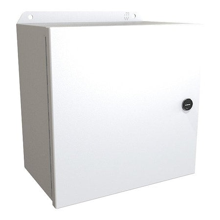 Hammond EJ10106LG - Latches Electrical Enclosure, 10 in H, 6 in D, 10 in W, 12, 13, 3 R, 4, Steel