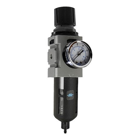 Wilkerson B18-02-FKG0B - Filter/Regulator,Aluminum,Manual Drain