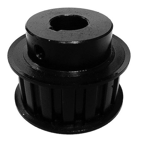 16LF075X1/2 - Timing Pulley,Black Oxide,17/16in Dia
