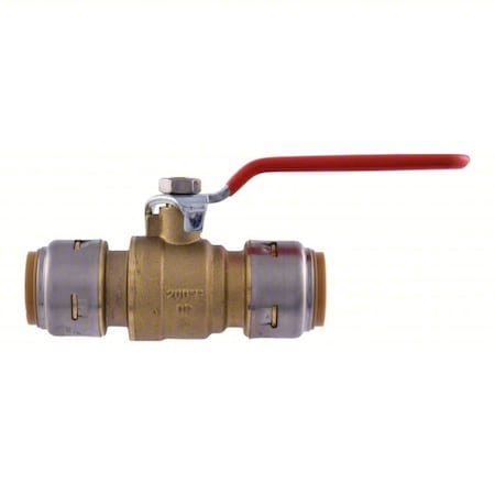 Sharkbite UR22185G - Manual 2-Way Ball Valve,Push,Brass