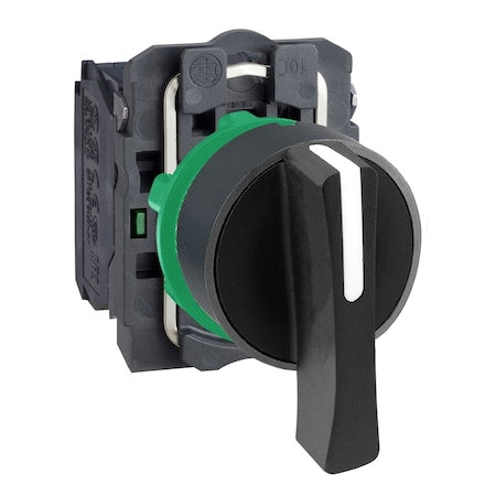 Schneider Electric XB5AJ53 - Selector Switch,Non-Illum,3 Pos,22mm,Black