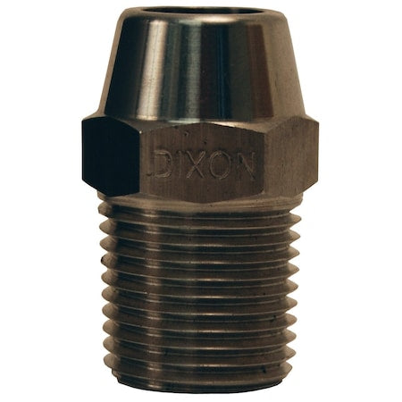 Dixon FMR1000 - Hex Nipple for Welding,1",316 SS